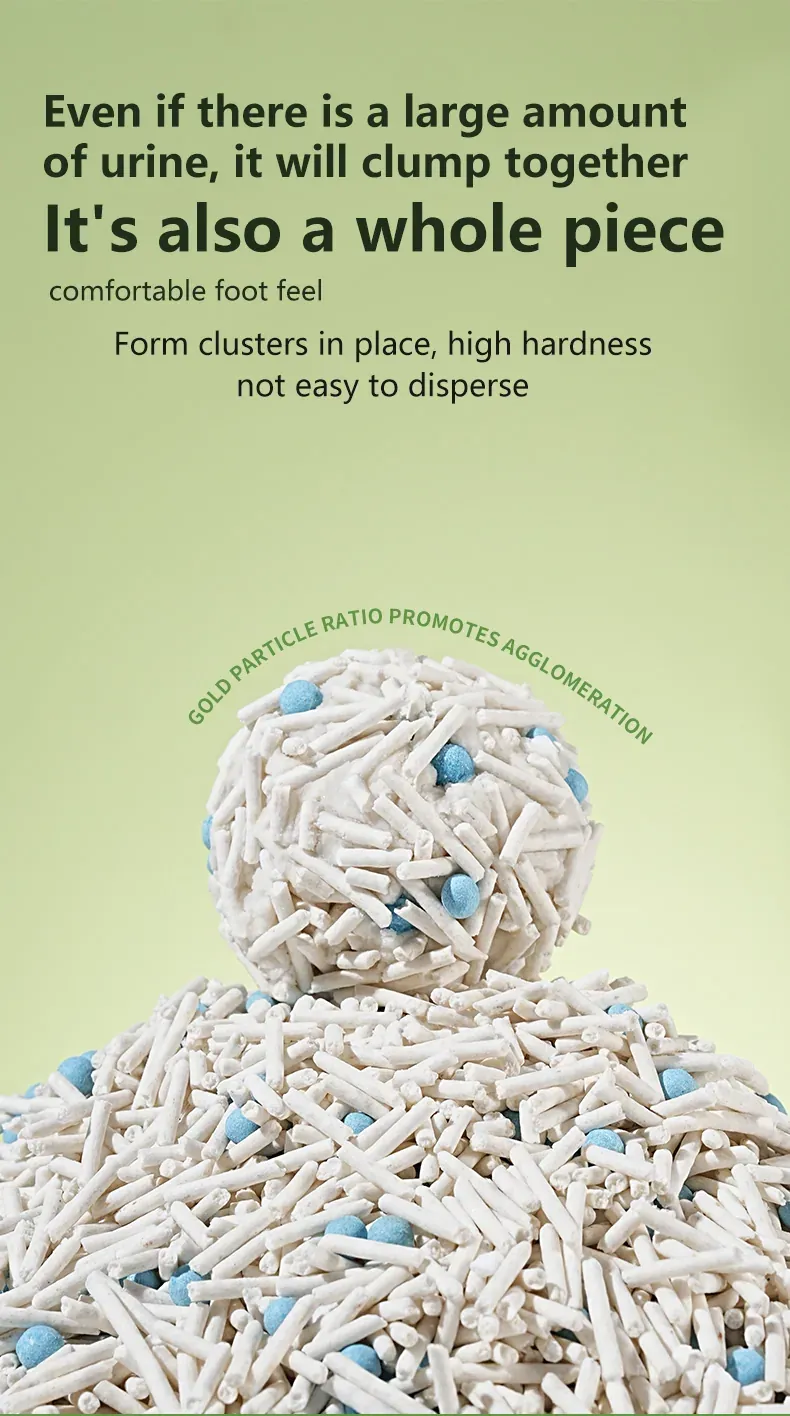 KuaiChong Four Seasons Cat Litter | Tofu & Bentonita Mixed(Image6)