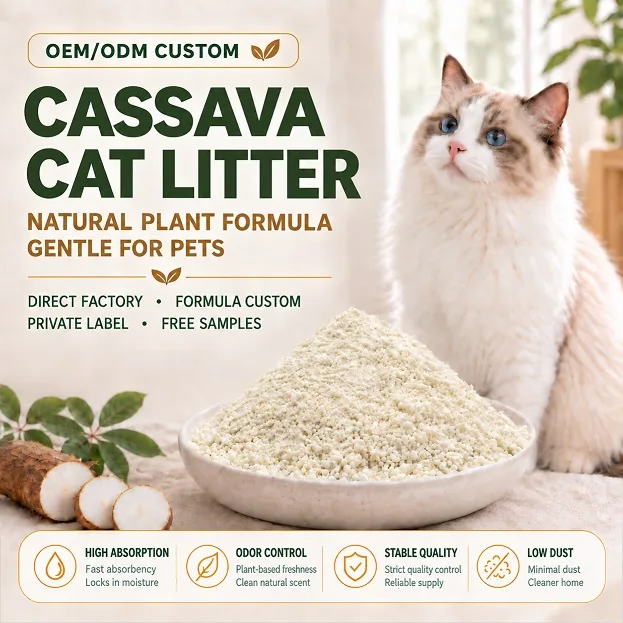 Cassava Cat Litter | KuaiChong OEM Supplier