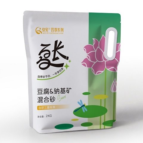 KuaiChong Four Seasons Cat Litter | Tofu & Natural Sodium Bentonite Mixed