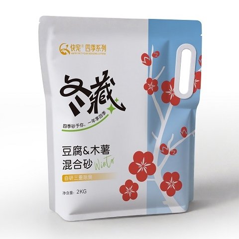 KuaiChong Four Seasons Cat Litter | Tofu & Tapioca Mixed